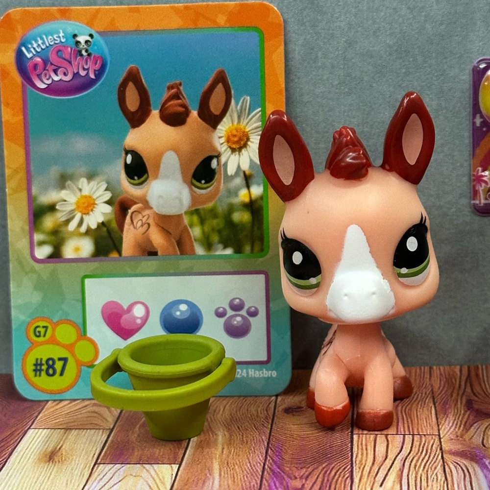 REAL lps series 2 blind box donkey #87 !!